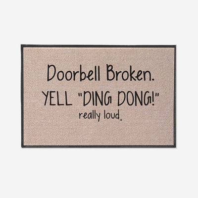 Famdecor Short Plush Doorbell Broken Yell Ding Dong Really L